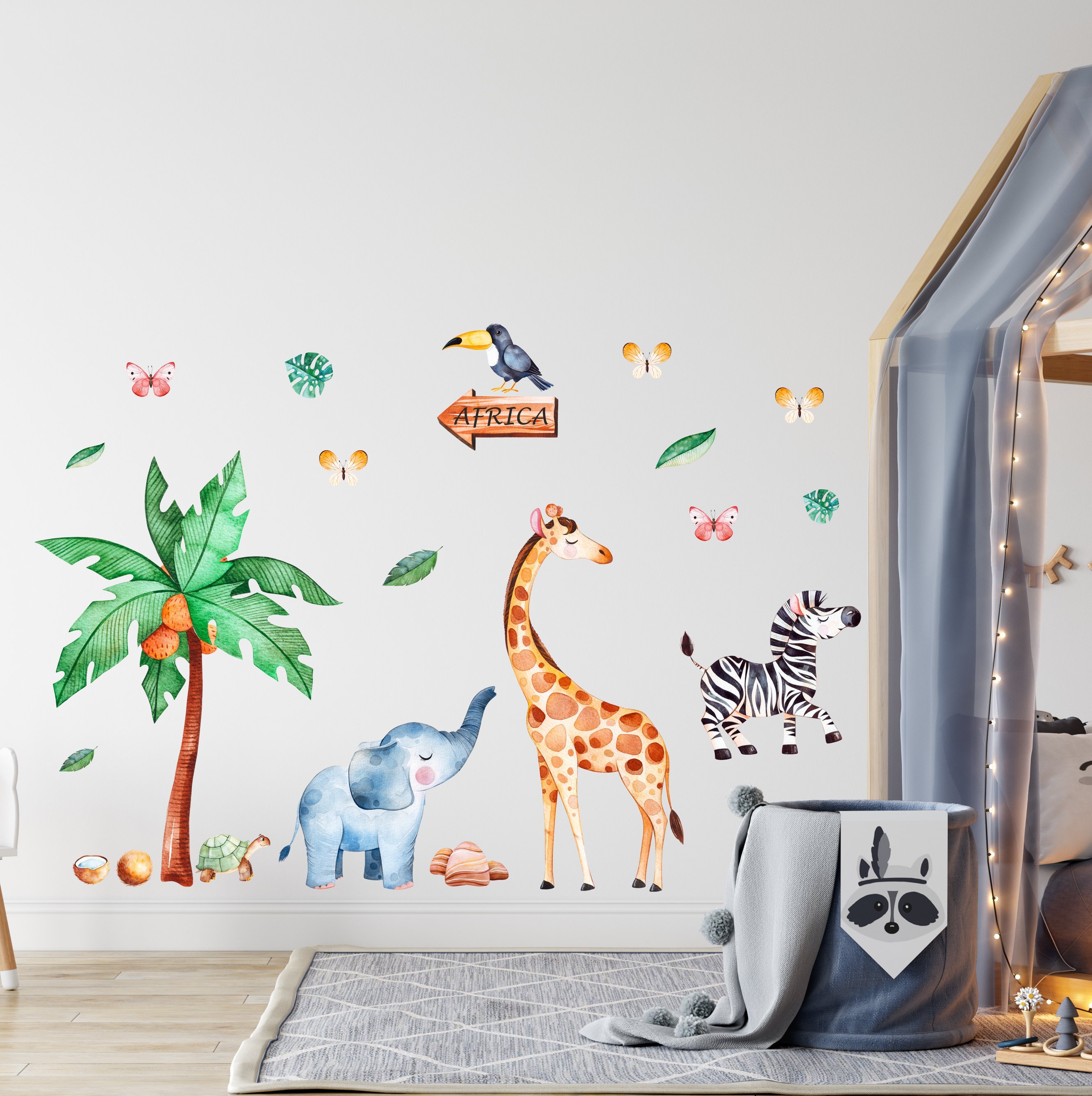 Afrika Safari Hayvanlar Set