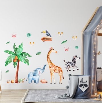 Afrika Safari Hayvanlar Set