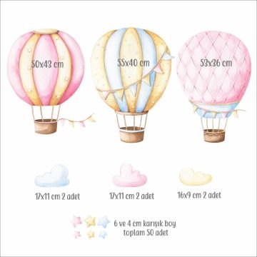 Rüya Balonlar Sticker Set