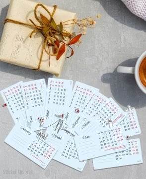 2026 İstanbul Temalı Ahşap Ayaklı Özel Tasarım Takvim, 2026 Masa Takvimi Yılbaşı Yeni Yıl Hediyesi