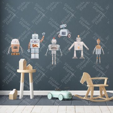 Robotlar Sticker Set