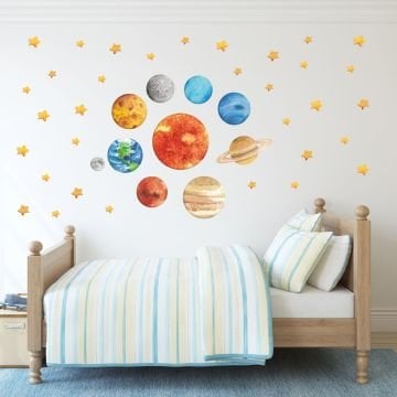 Güneş Sistemi Sticker Set