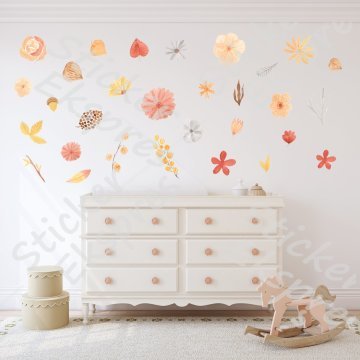 Büyülü Sonbahar Sticker Set