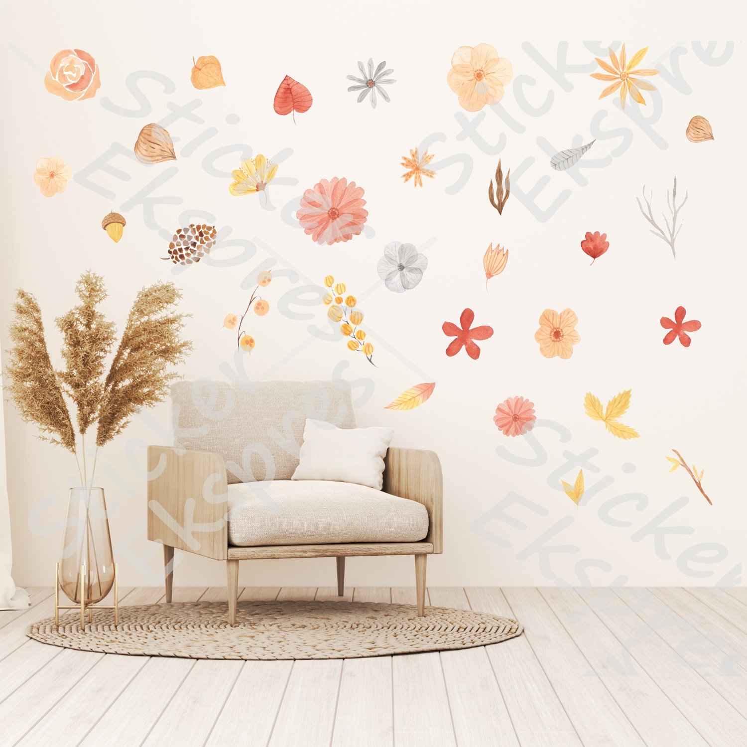 Büyülü Sonbahar Sticker Set