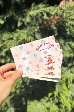 Bayram Harçlık Tebrik Kartı 10 Adet Kurban Bayramı Hediye Kartı Bayram Hediyesi