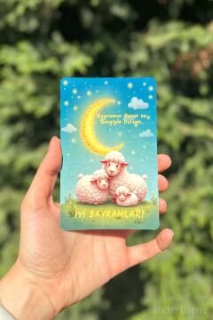 Bayram Harçlık Tebrik Kartı 10 Adet Kurban Bayramı Hediye Kartı Bayram Hediyesi