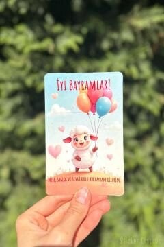 Bayram Harçlık Tebrik Kartı 10 Adet Kurban Bayramı Hediye Kartı Bayram Hediyesi