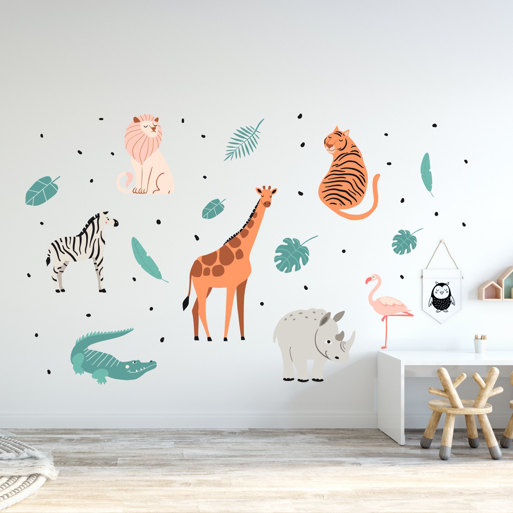 Hayvanlar Alemi Sticker Set