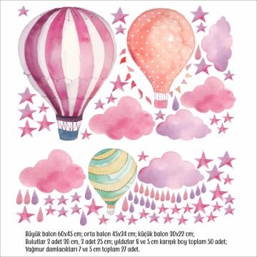 Renkli Balonlar Sticker Set 2
