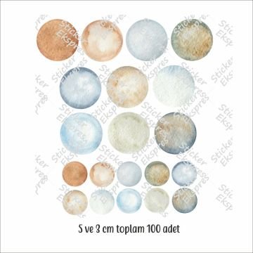Breeze Suluboya Puantiye Set 5 ve 3 cm
