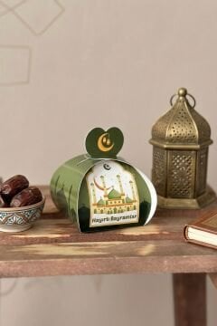 Bayramlık Hediye Kutusu, 10 Adet Özel Tasarım Bayram İçin Hediyelik Kutu, Hediye Paketi