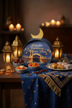 Bayramlık Hediye Kutusu, 10 Adet Özel Tasarım Bayram İçin Hediyelik Kutu, Hediye Paketi