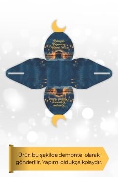 Bayramlık Hediye Kutusu, 10 Adet Özel Tasarım Bayram İçin Hediyelik Kutu, Hediye Paketi