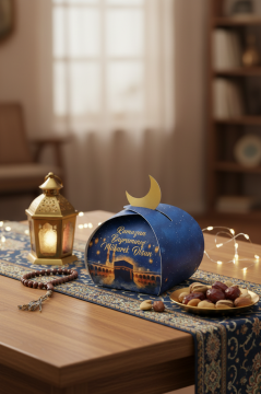 Bayramlık Hediye Kutusu, 10 Adet Özel Tasarım Bayram İçin Hediyelik Kutu, Hediye Paketi