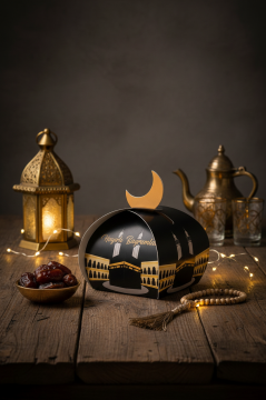 Bayramlık Hediye Kutusu, 10 Adet Özel Tasarım Bayram İçin Hediyelik Kutu, Hediye Paketi