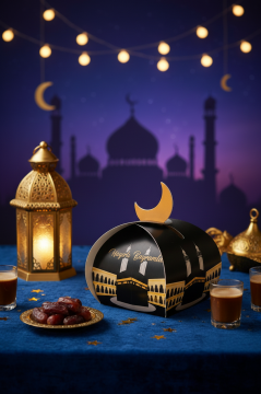 Bayramlık Hediye Kutusu, 10 Adet Özel Tasarım Bayram İçin Hediyelik Kutu, Hediye Paketi