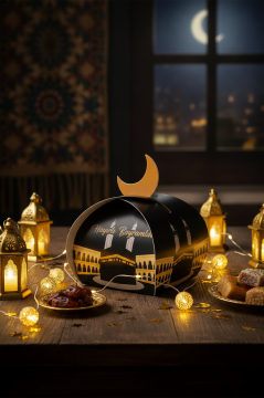 Bayramlık Hediye Kutusu, 10 Adet Özel Tasarım Bayram İçin Hediyelik Kutu, Hediye Paketi