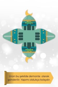 10 Adet Ramazan Hediye Kutusu - Mevlid Hediyesi - Ramazan Hediyesi - Lokum Hurma Kutusu(Kopya)