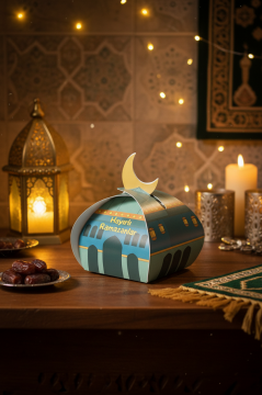 10 Adet Ramazan Hediye Kutusu - Mevlid Hediyesi - Ramazan Hediyesi - Lokum Hurma Kutusu(Kopya)