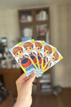 Çocuk Temalı Bayram Harçlık Kartı 10 Adet Kız Ve Erkek Ramazan ve Kurban Bayramı Tebrik Kartı