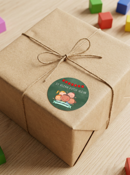 23 Nisan Etiketi Ulusal Egemenlik Ve Çocuk Bayramı Sticker Hediye Paketleme Etiketi