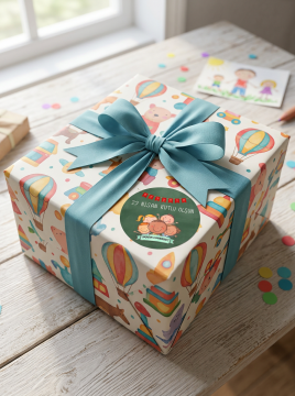 23 Nisan Etiketi Ulusal Egemenlik Ve Çocuk Bayramı Sticker Hediye Paketleme Etiketi