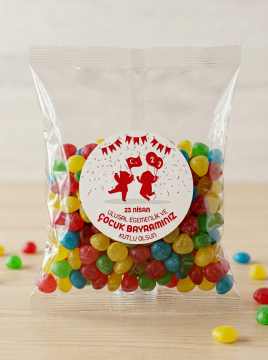 23 Nisan Etiketi Ulusal Egemenlik Ve Çocuk Bayramı Sticker Hediye Paketleme Etiketi