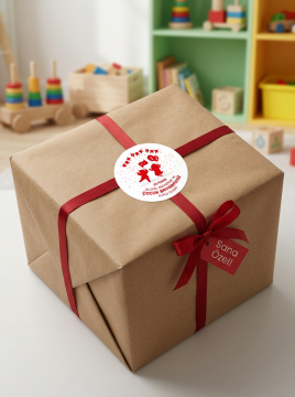 23 Nisan Etiketi Ulusal Egemenlik Ve Çocuk Bayramı Sticker Hediye Paketleme Etiketi