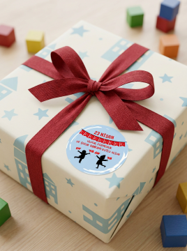 23 Nisan Etiketi Ulusal Egemenlik Ve Çocuk Bayramı Sticker Hediye Paketleme Etiketi