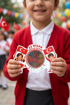 23 Nisan Şeker Kutusu 10 Adet Hediyelik Kutu Çocuk Bayramı Hediye Paketi