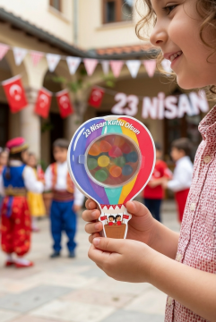 23 Nisan Şeker Kutusu 10 Adet Hediyelik Kutu Çocuk Bayramı Hediye Paketi