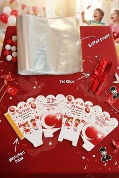 23 Nisan Şeker Kovası 10 Adet Hediyelik Kutu Çocuk Bayramı Hediye Paketi