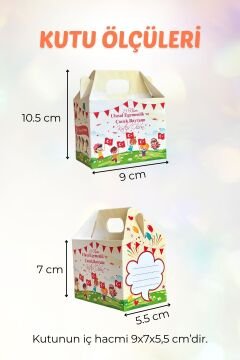 23 Nisan Hediye Kutusu 5 Adet Özel Tasarım Hediyelik Kutu Çocuk Bayramı Hediye Paketi