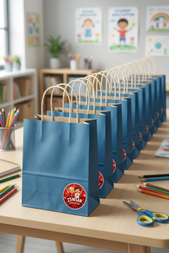 23 Nisan Etiketi Ulusal Egemenlik Ve Çocuk Bayramı Sticker Hediye Paketleme Etiketi