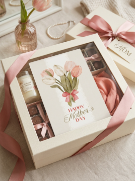 Anneler Günü Tebrik Kartı 10 Adet Hediye Paketleme Kartı