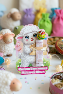 Kurban Bayramı Harçlık Kartı 10 Adet İyi Bayramlar Bayram Tebrik Kartı