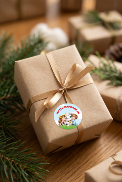 21 Adet Mutlu Bayramlar Etiketi Kurban Bayramı Hediye Kutusu Paketleme Sticker