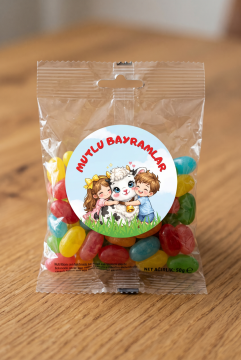 21 Adet Mutlu Bayramlar Etiketi Kurban Bayramı Hediye Kutusu Paketleme Sticker