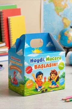 10 Adet Okul Yaz Tatili Hediye Kutusu Karne Mezuniyet Hediyesi Tatil Hediye Paketi