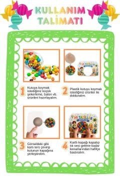 10 Adet Okul Yaz Tatili Hediyelik Şeker Kutusu Karne Mezuniyet Hediyesi