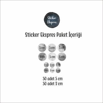 Gri Suluboya Puantiye Set 5 ve 3 cm