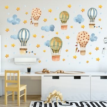 Hayalperest Balonlar Sticker Set