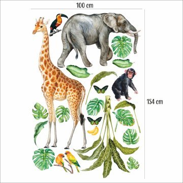 Tropikal Arkadaşlar Sticker Set