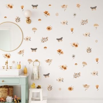 Vintage Çiçekli Set 95 Parça