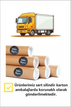 Sevimli Anne Bebek Zürafa Çocuk Odası Okul Kreş Duvar Sticker Seti