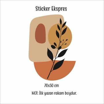 Botanik Bohem-01 Sticker