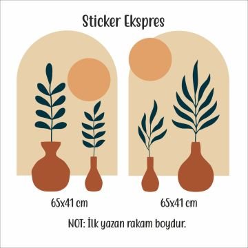 Botanik Bohem Set-02 Sticker