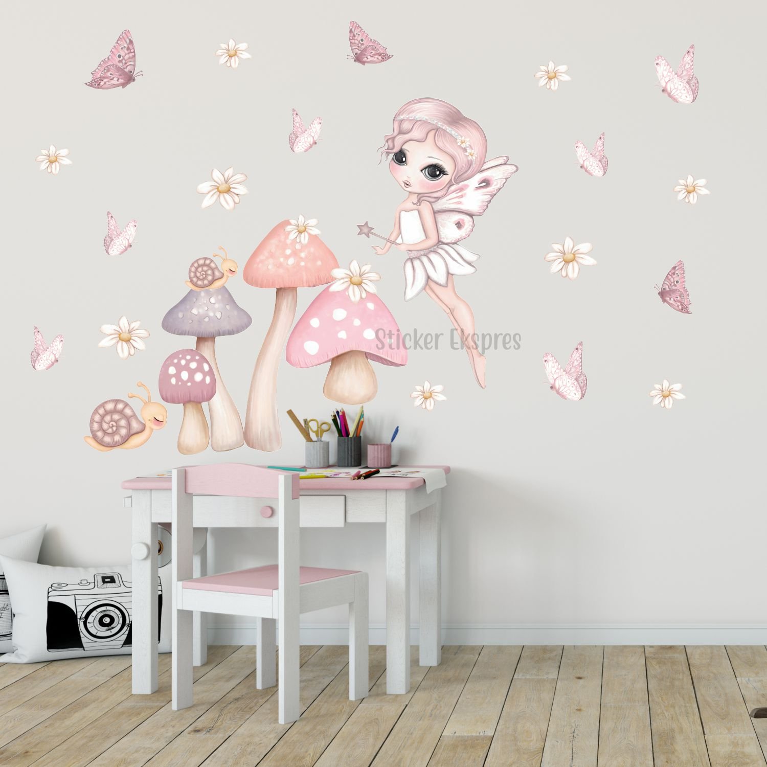 Bahçe Perisi Sticker Set