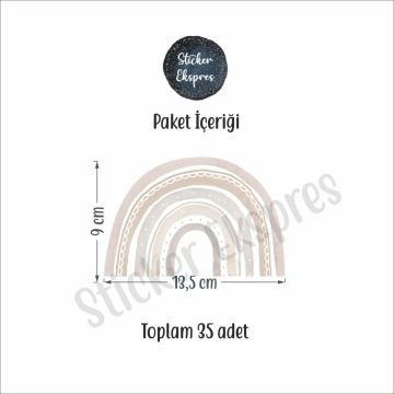 Nude Gökkuşakları Sticker Set