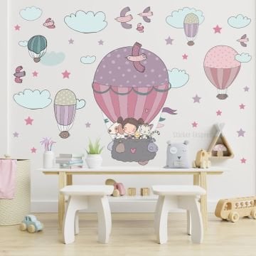 Masal Diyarı Çocuk Odası Sticker Seti